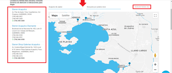 Vía telefónica con un representante de Steren