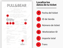 Identifica los datos en tu recibo de compra