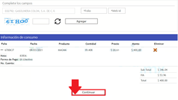 Comprueba que los detalles de compra sean correctos