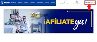 Accede al sistema de afiliación