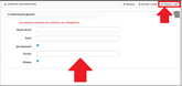 Coloca tus datos de contribuyente