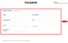 Ingresa tus datos fiscales