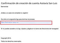 Completa la activación de tu cuenta por medio del email