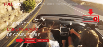 Accede al sitio web de FullGas México