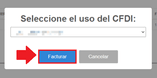 Selecciona el Uso del CFDI