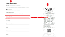 Recolectar la información de ticket de compra