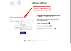 Factura electronica SCT