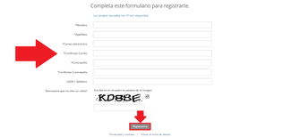 Regístrate en el sistema (si todavía no lo has hecho)