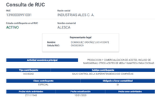 Consulta de RUC Ecuador