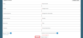 Crea una cuenta de usuario en PINFRA