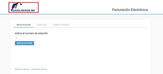 Abre el sistema de Gasolineros MX Facturación