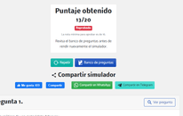 Revisa tu puntaje final