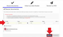 Completa el formulario con los datos del ticket de compra