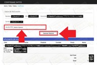 Haz clic en el botón “Generar factura”