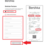 Agrega los datos de tu ticket de compra