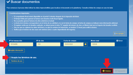 Añade los datos de tu ticket de pago  