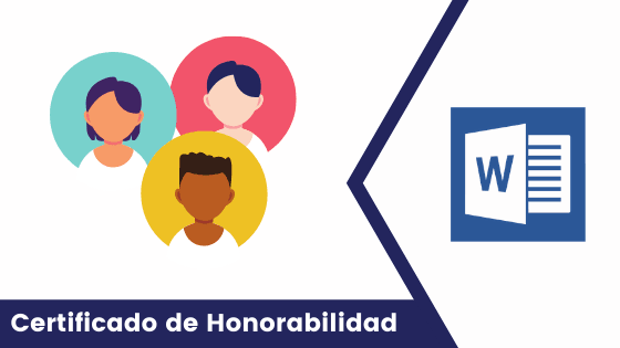 Certificado de Honorabilidad
